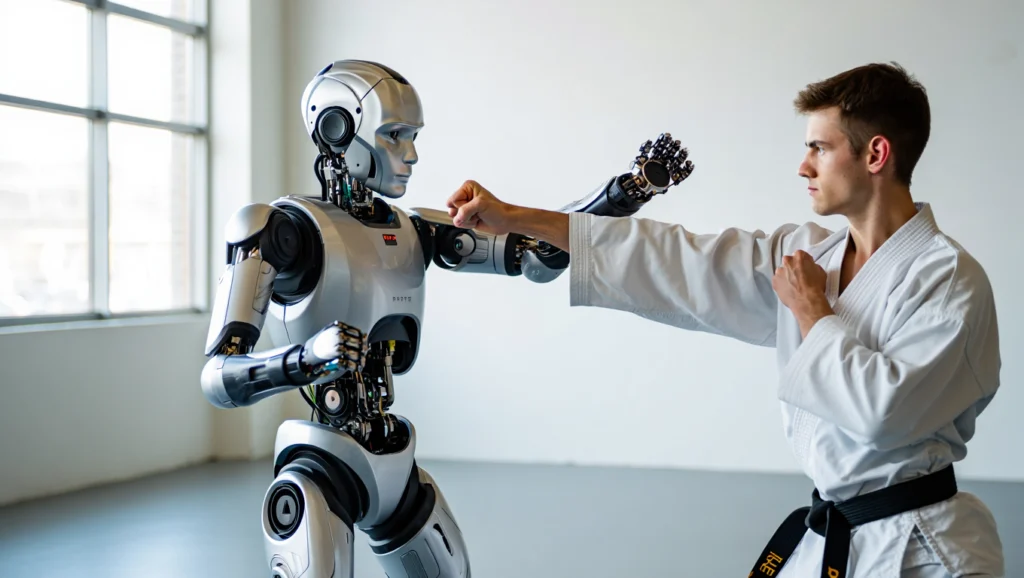 Robotized sparring partners in martial arts: Benefits and technologies